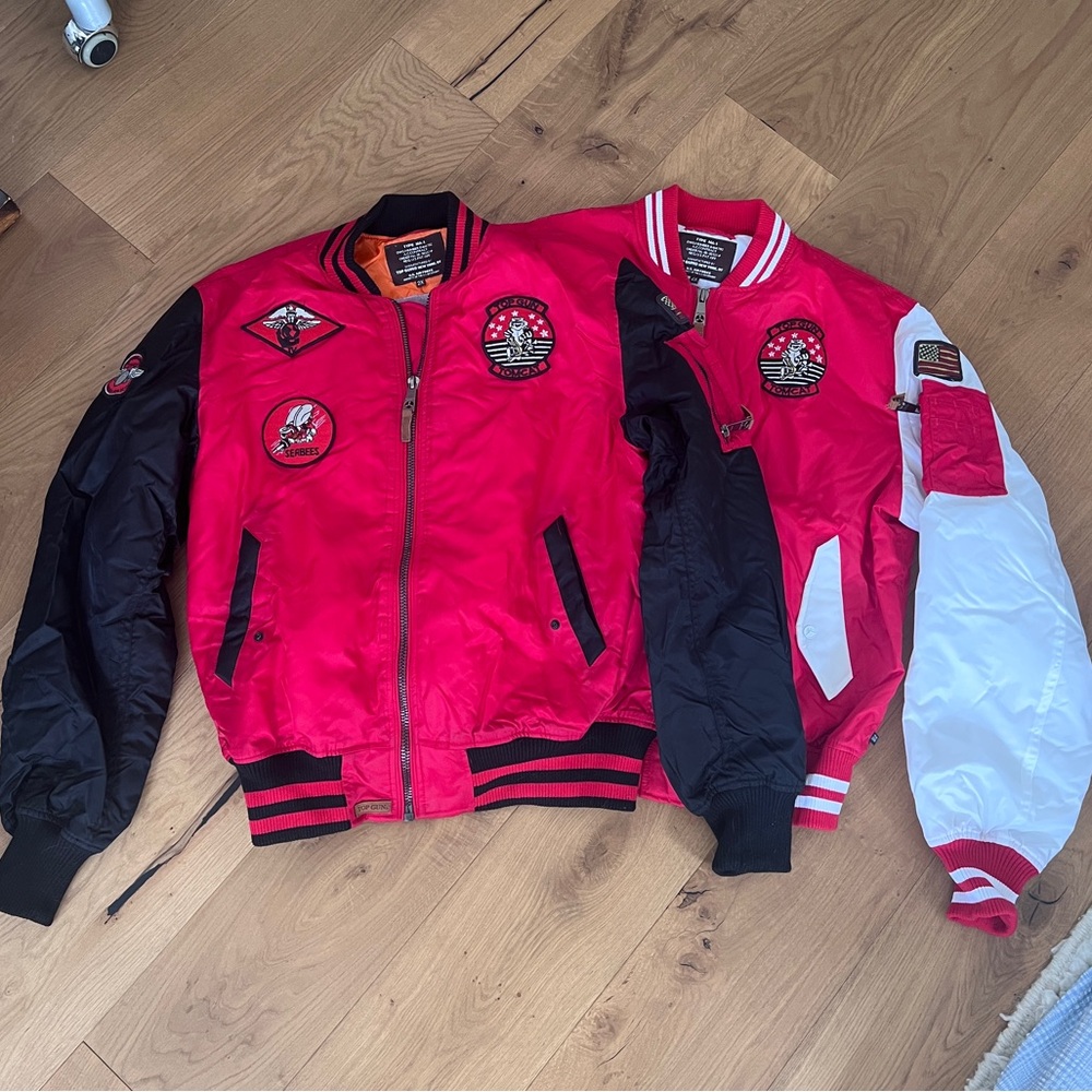 TOP GUN Type MA-1 Bomber Jacket Bundle size XXL